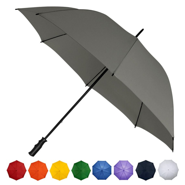 Dark Grey budget golf umbrella