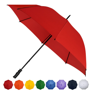 Red Budget Golf Umbrella
