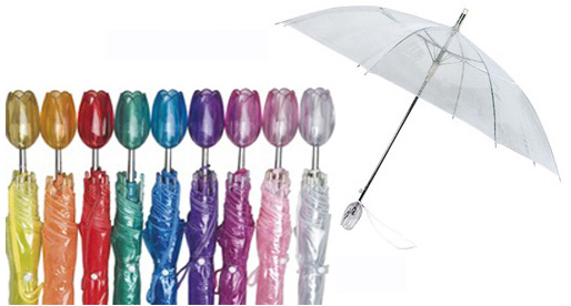 Clear Tulip Umbrellas