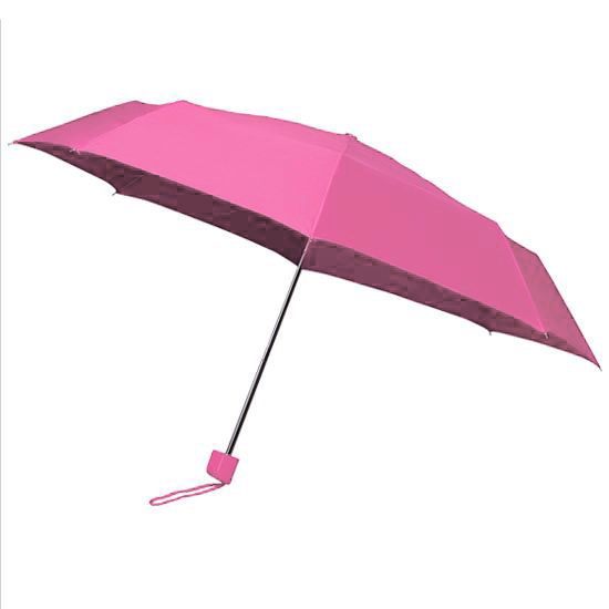 Pink Telescopic Umbrella