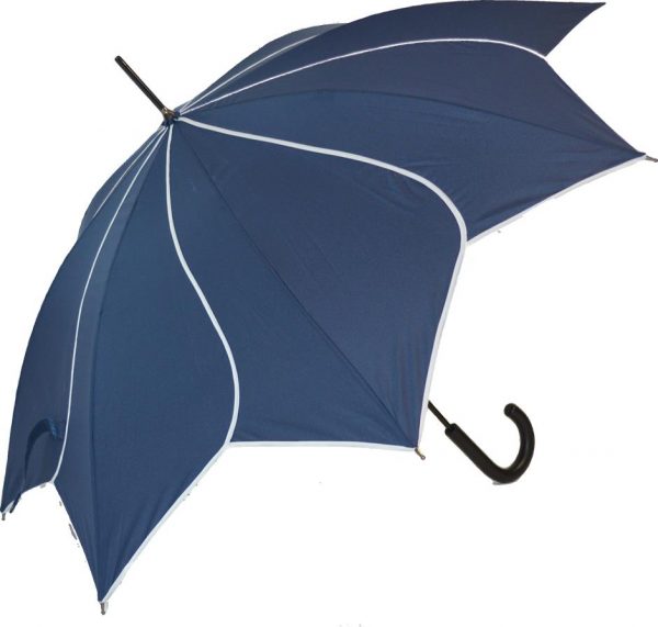 Navy Petal Umbrella