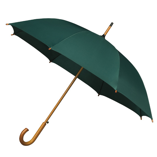 Green Wood Stick Umbrella