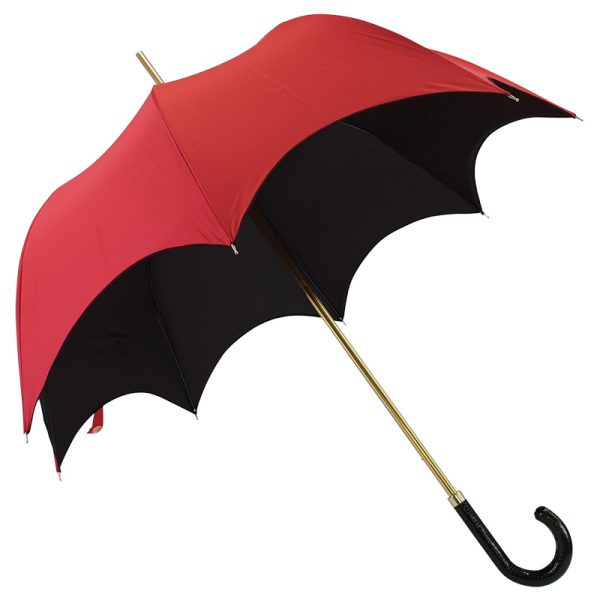 Red and Black Pagoda Umbrella