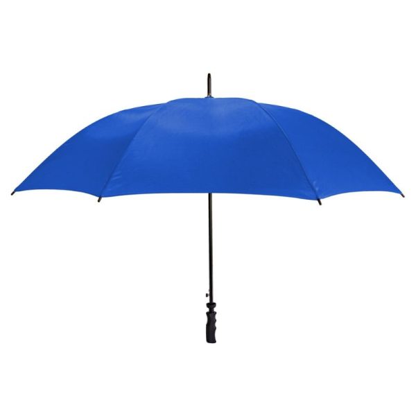 Royal blue open umbrella